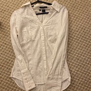 Sandra ingrish - white professional button up size large